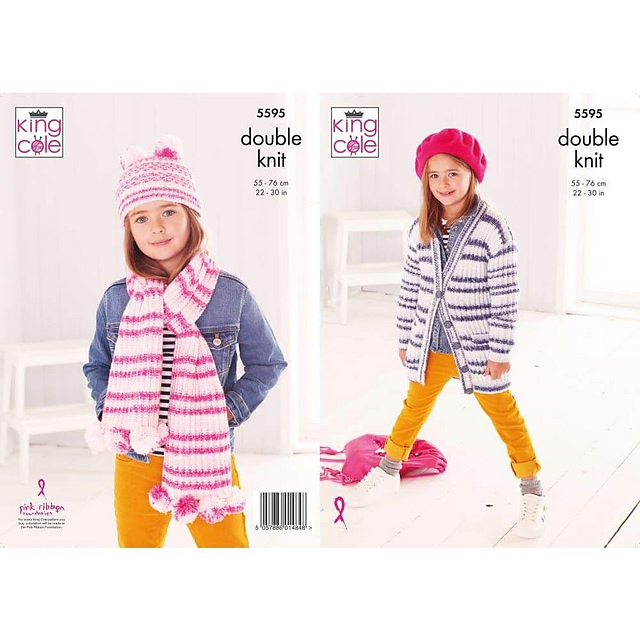 5595 Jacket, Scarf and Hat