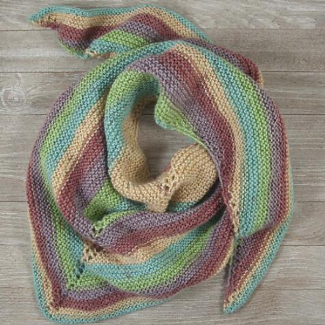 Floral Garden Shawl
