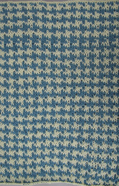 Traveling Knit Afghan 2021 Square 7