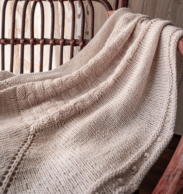 Blanket "Wicker basket"