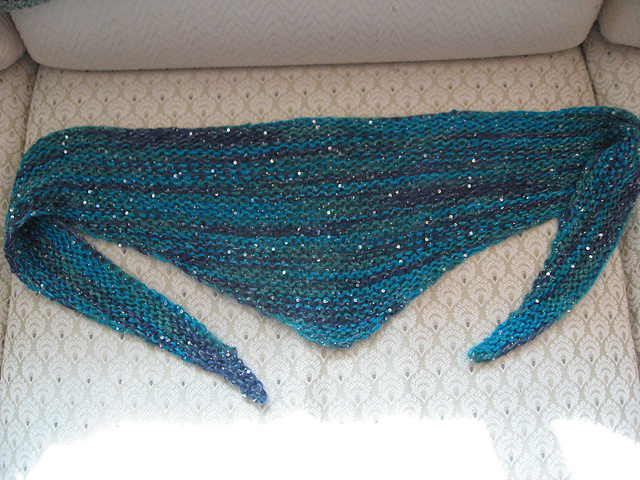 Sparkly Triangle Scarf