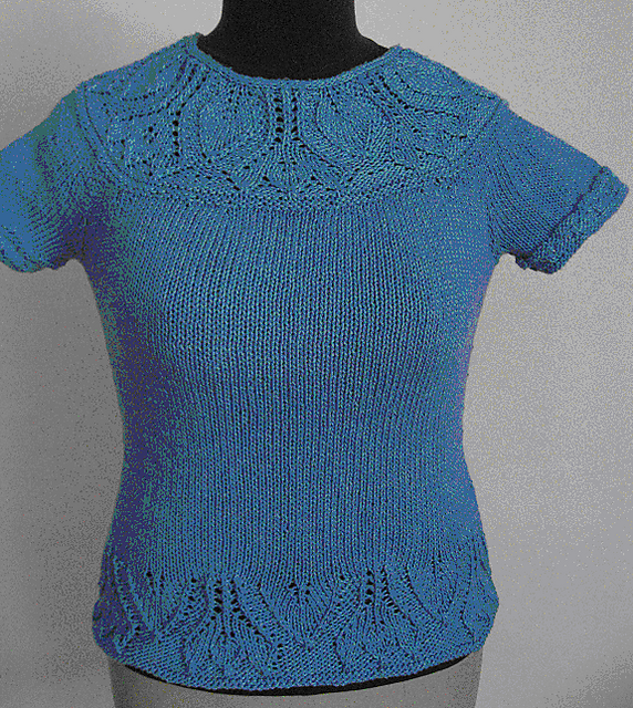 Fuchsia Yoke Sweater