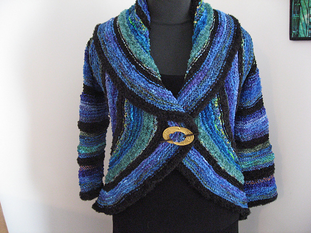 Garter Stitch Circular Shrug