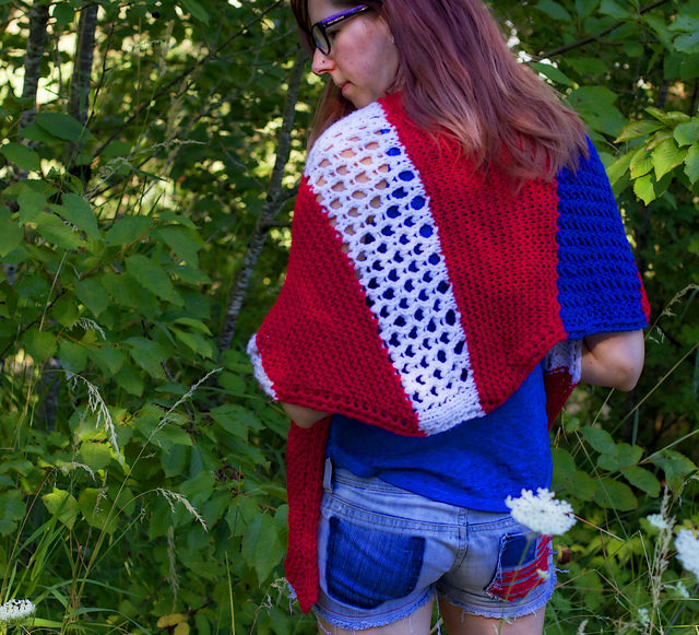 Patriotic Shawl