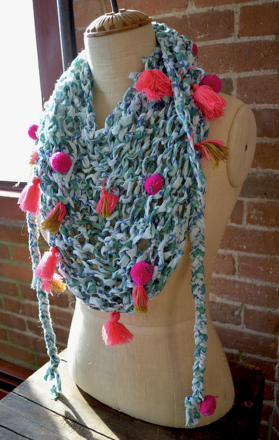 Fishnet Bandana Cowl