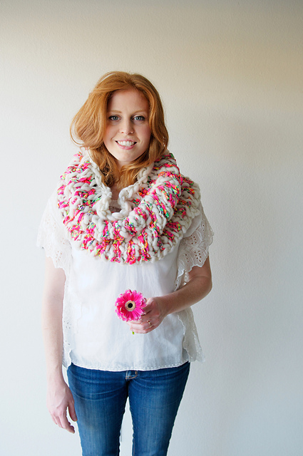 Stripe Story Cowl