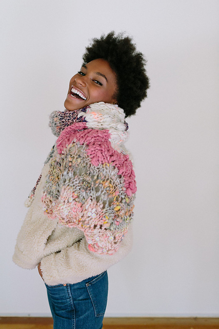 Chevron Sunrise Shawl