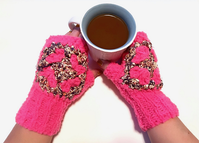Warm Hands Warm Heart Mitts