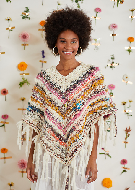 Ravelry: Shake Your Groove Thing Poncho pattern by Cheryl Kubat
