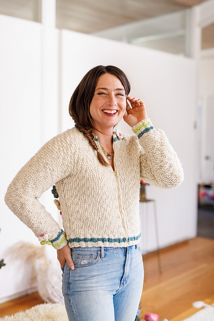 Ravelry: Florabunda Cardi pattern by Cheryl Kubat