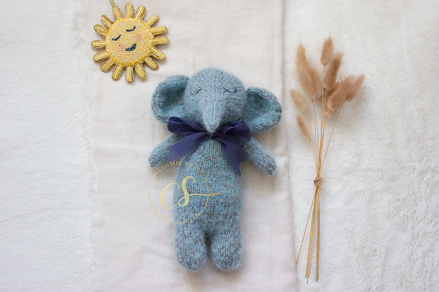 Sleepy Elephant Softie