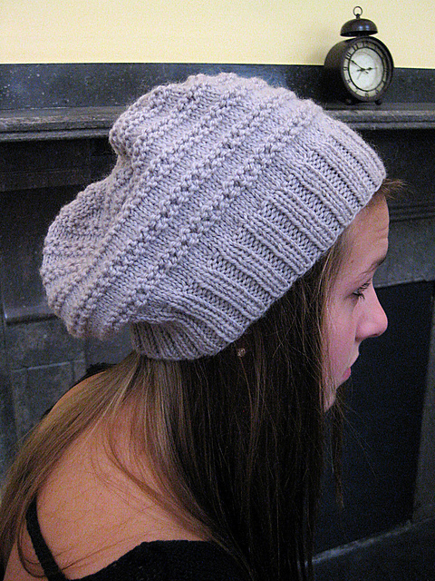 Morgana Slouchy Eyelet Beret