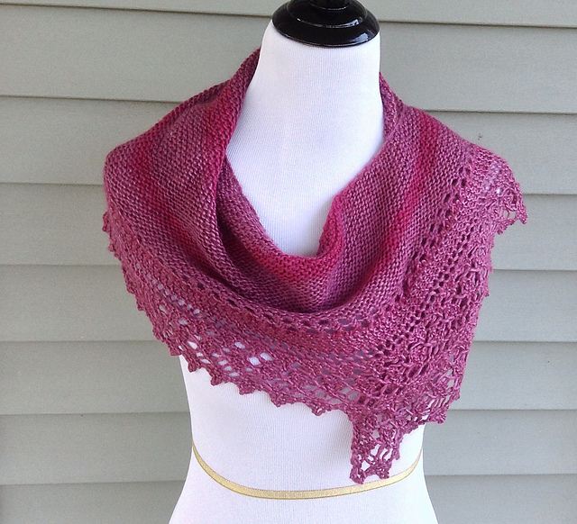 Aquinnah Cliffs Shawlette