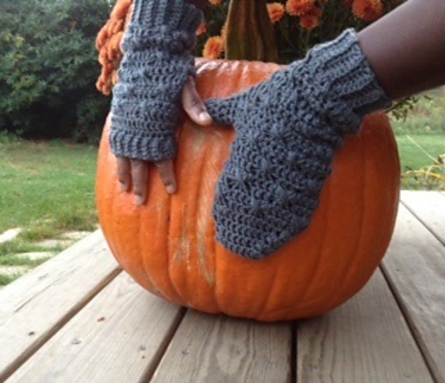Halifax Fingerless Mitts & Mittens
