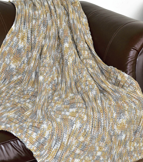 Patchwork Rib Afghan