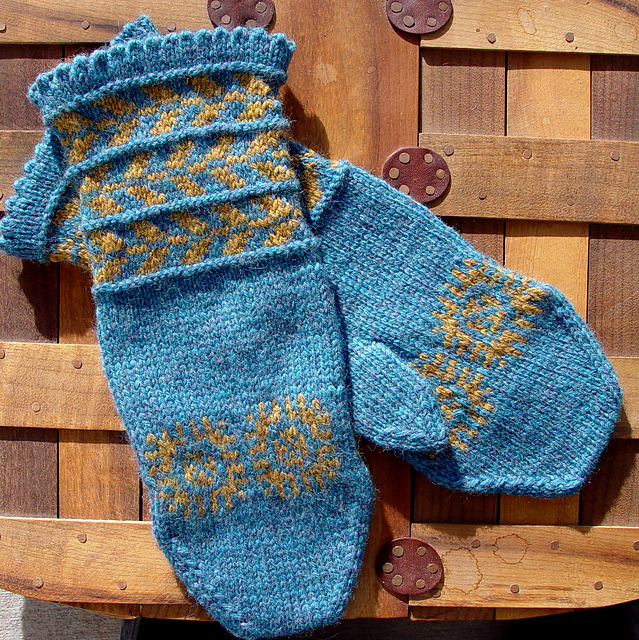 Winter Sun Mittens