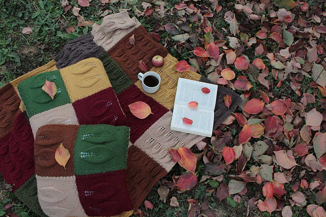 Autumn leaves pillow