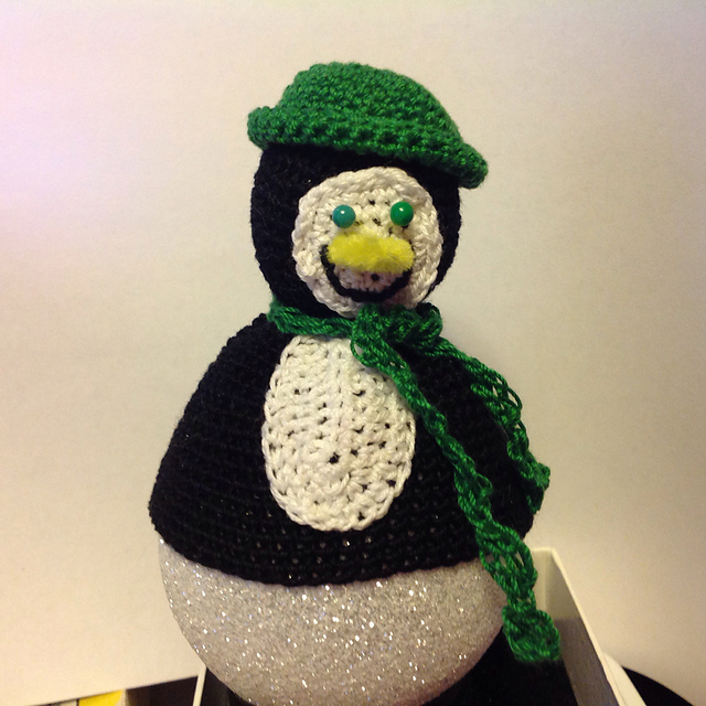 Polar Penguin Ornament Topper