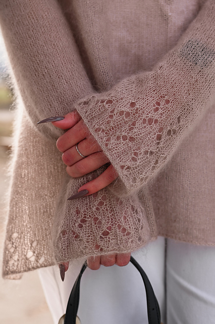◎新品◎★ルミニョン★diagonal check papillon knit★ Ravelry: Mandry Roundtrip pattern by Natalie Pelykh