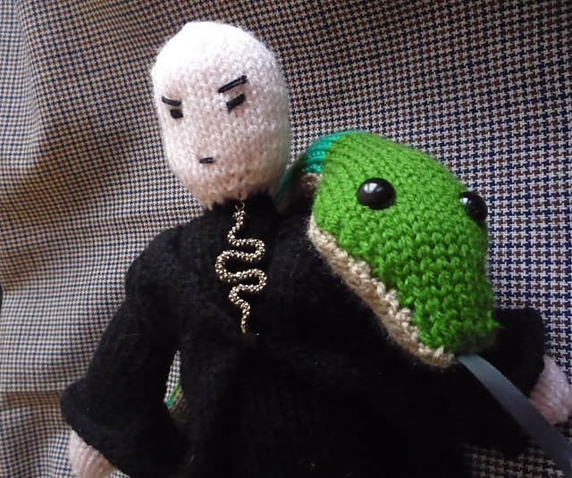 Voldemort and Nagini Harry Potter dolls