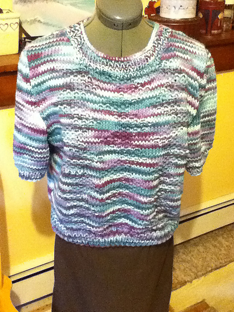 Short Sleeved Pullover Sweater