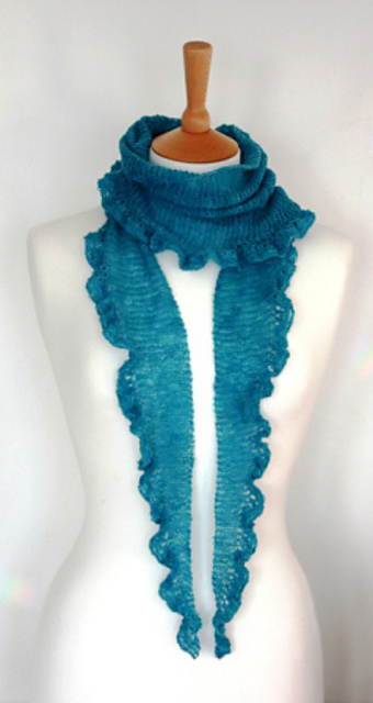 Shawl Ruffle Ravelry: Ruffle Shawl pattern by Joy McMillan