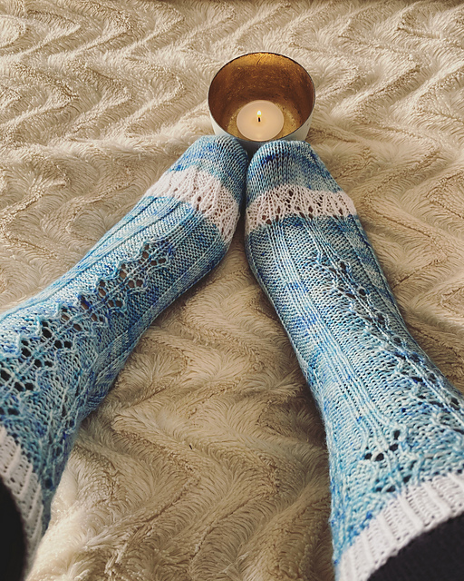 Ravelry: Hidden Pi Socks pattern by Jennifer Werner