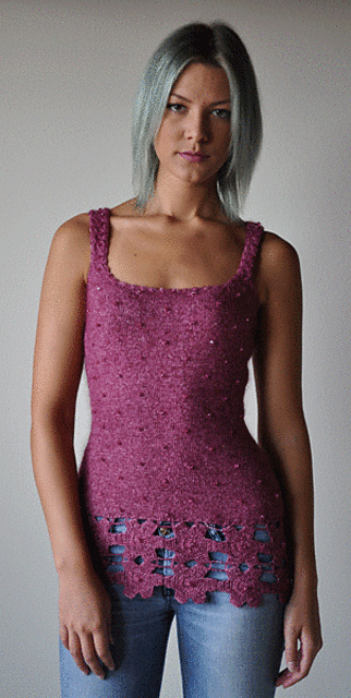 Canottiera Raspberry Silk