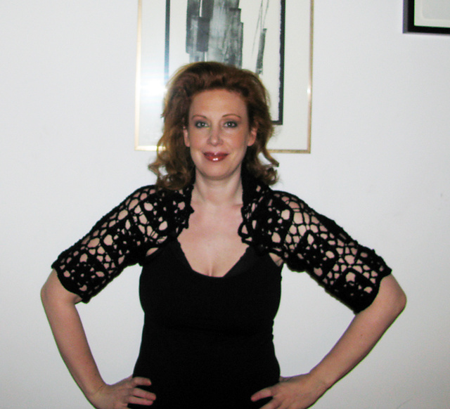 Crochet Capelet and Necklace