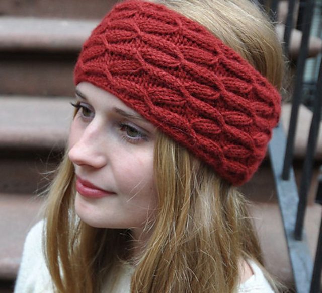 Cabled Winter Headband