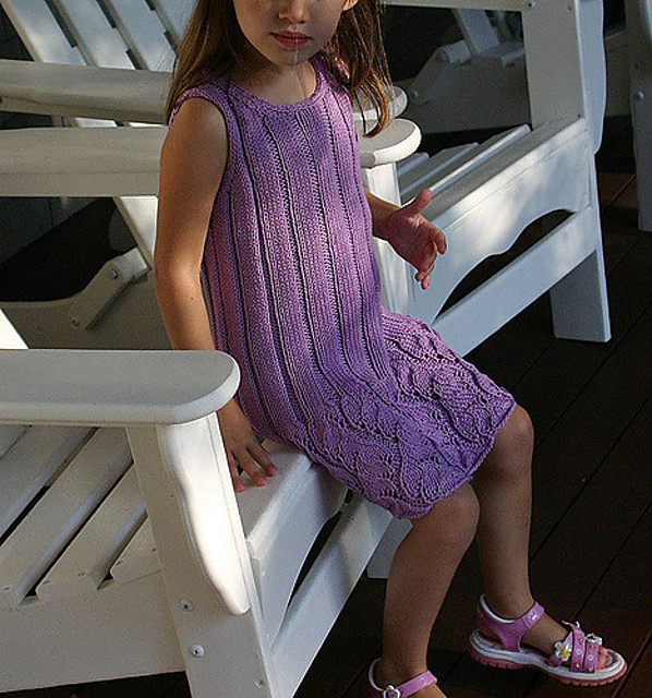 Wisteria Child's Sleeveless Dress