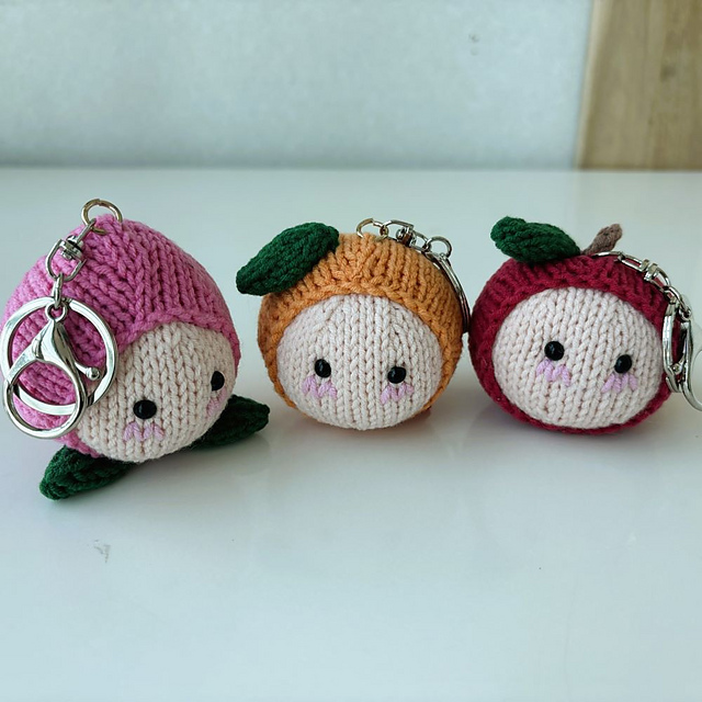 Fruit Hat Keyring