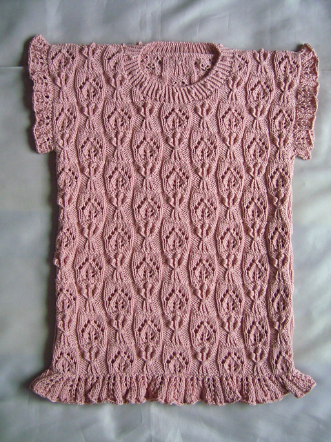 p.63 Girls' Frilly Pullover