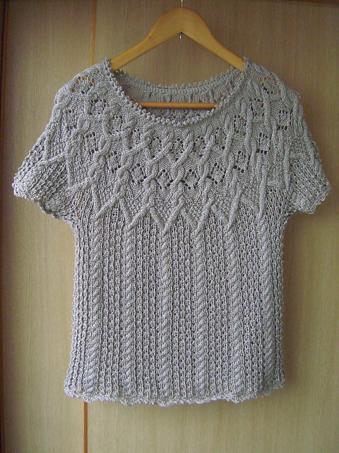 #01 Cabled Yoke Sweater