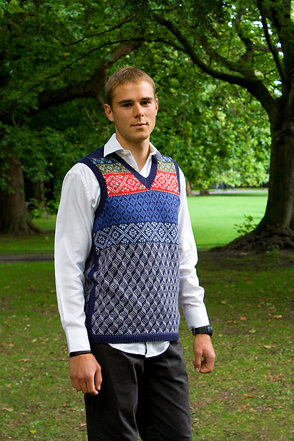 Ravelry: Latvian Vest pattern by Kieran Foley