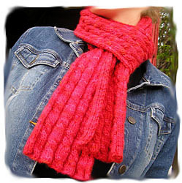 Hot Cross Scarf