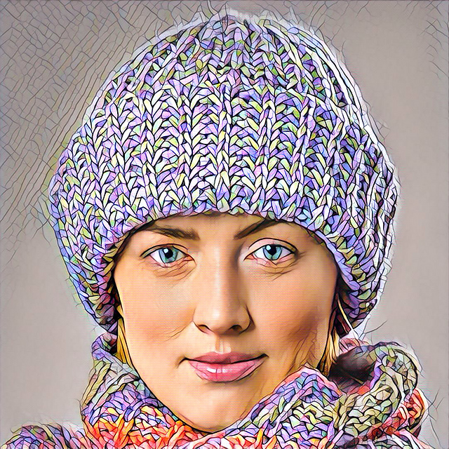 Adele Lavender Grey Beanie