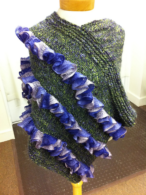 Ruffled Poncho