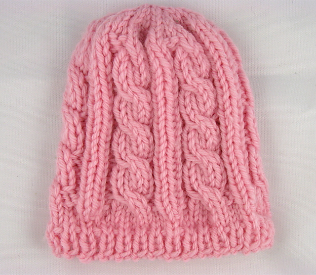 Ravelry Love Knots baby hat pattern by Henya Kazatchkov