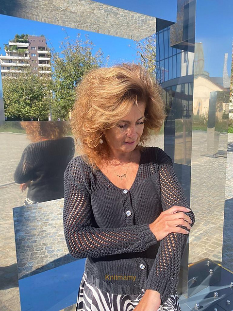 Black ladylike cardigan