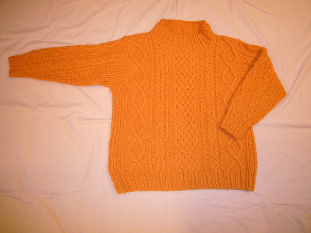 Plaits, Knots, & Crosses Man's Pullover