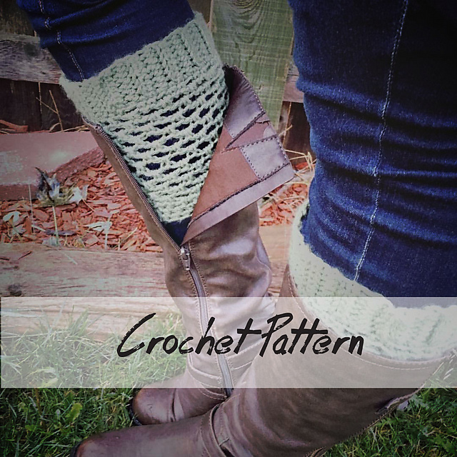Fishnet Boot Cuffs