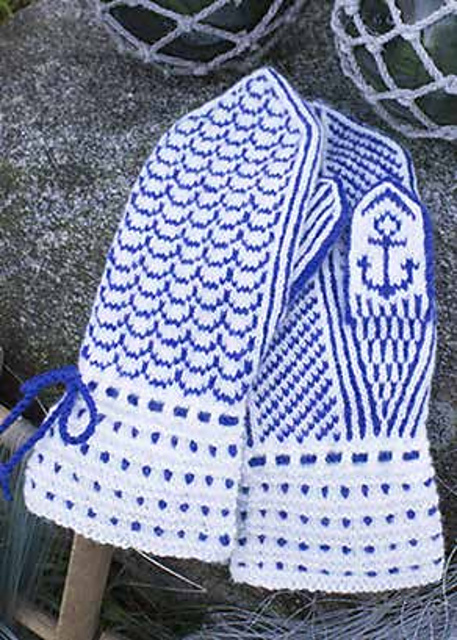 Sea Breeze Mittens / Sjøbris Votter