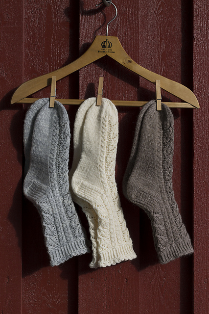 Fine lace socks / Fine Blondesokker