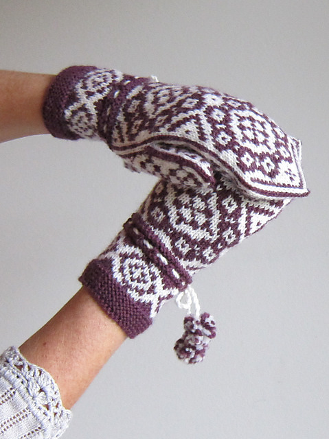 Blackberry Mittens/Bjørnebærvotter