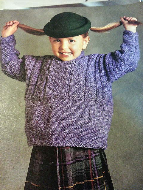 Child's Guernsey Pullover