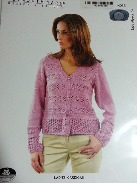 Baby Alpaca DK Ladies Cardigan