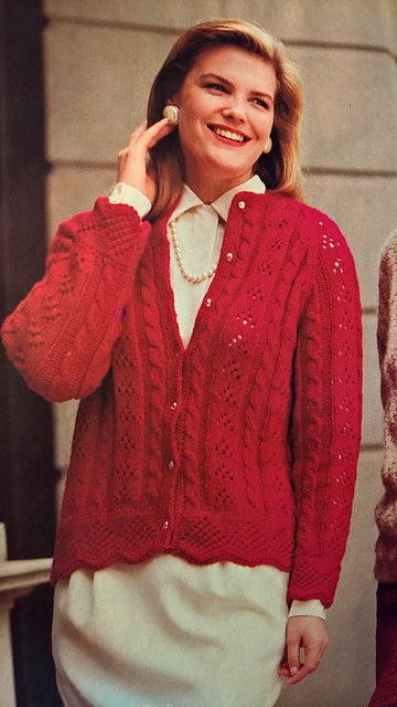 Cable & Lace Cardigan