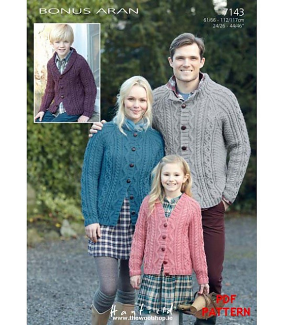 Family Raglan Cardigans 7143