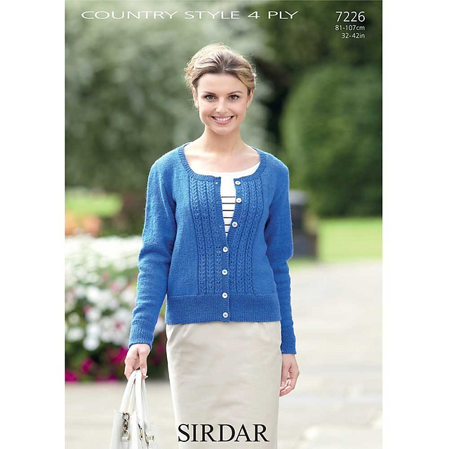 Gull Stitch Lace Panel Cardigan